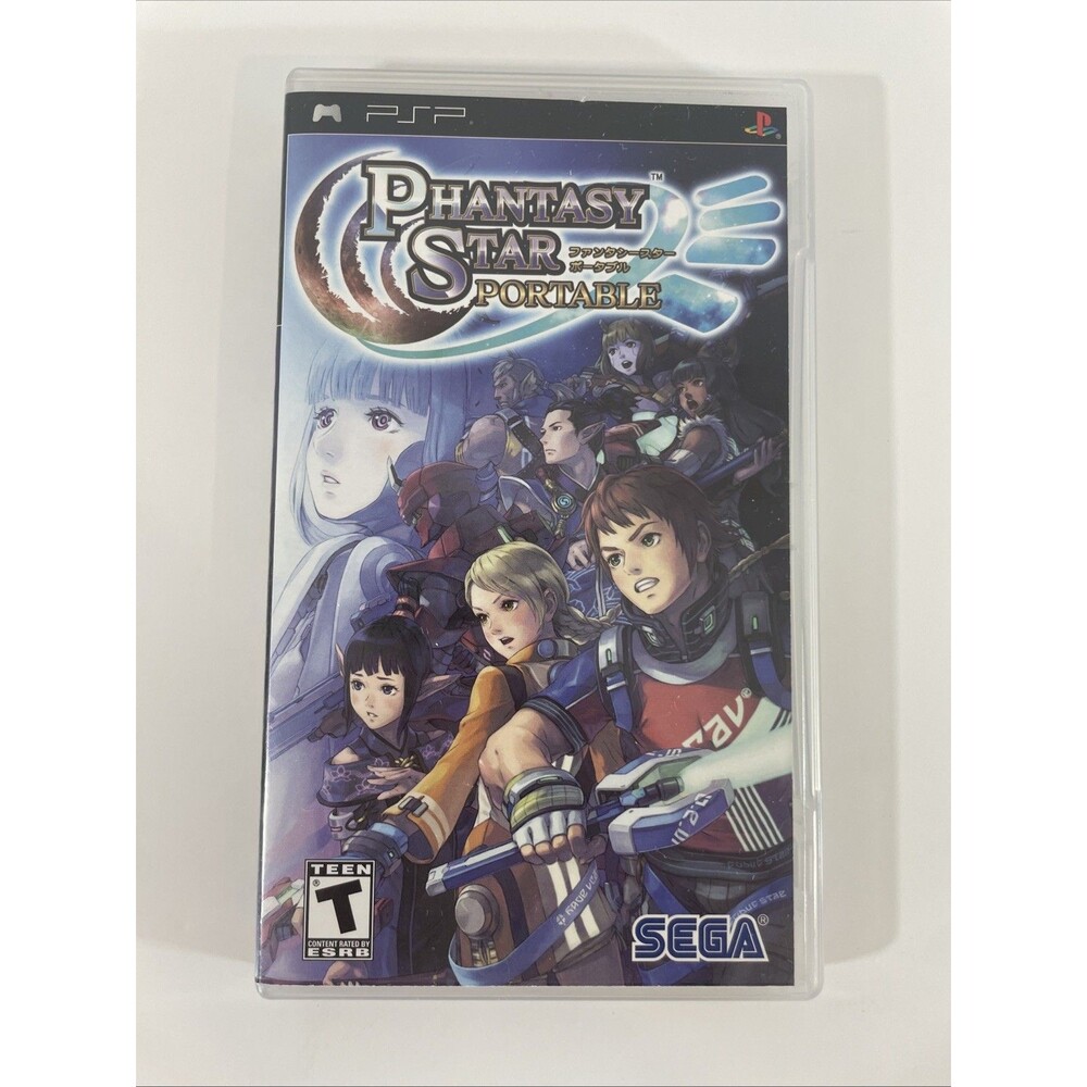 Phantasy Star Portable (Sony PSP, 2009) Complete